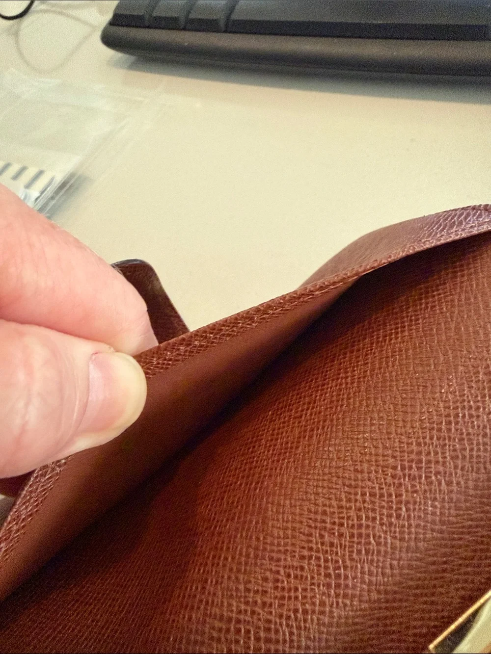 Louis Vuitton PM agenda Monogram Canvas Organizer Cover - Brown & Tan